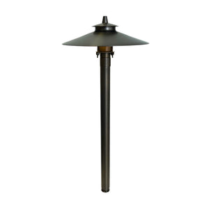 Phare  Solid Cast Brass Adjustable Pathway Light Natural Bronze