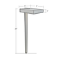 Plateau Cast Brass Black Path Light by Lumiere Lighting