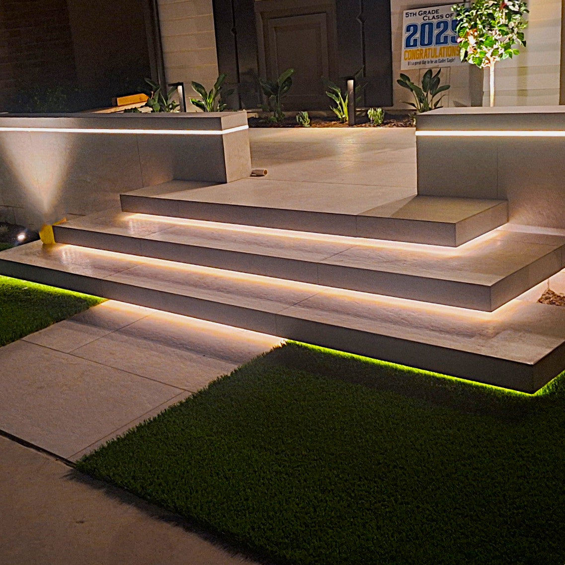 LED COB 12V AC/DC Outdoor Strip Light IP67 Warm White 2700K-3000K by Lumiere Lighting