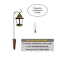 Provence Solid Brass Craftsman Decorative Pathway Light