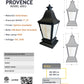 Provence Solid Brass Craftsman Column Pilaster Lantern Light