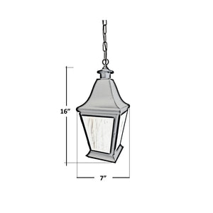 Provence Solid Brass Craftsman Pedant Hanging Lantern Light