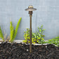 Sable Cast Brass Adjustable Path Light Natural Bronze