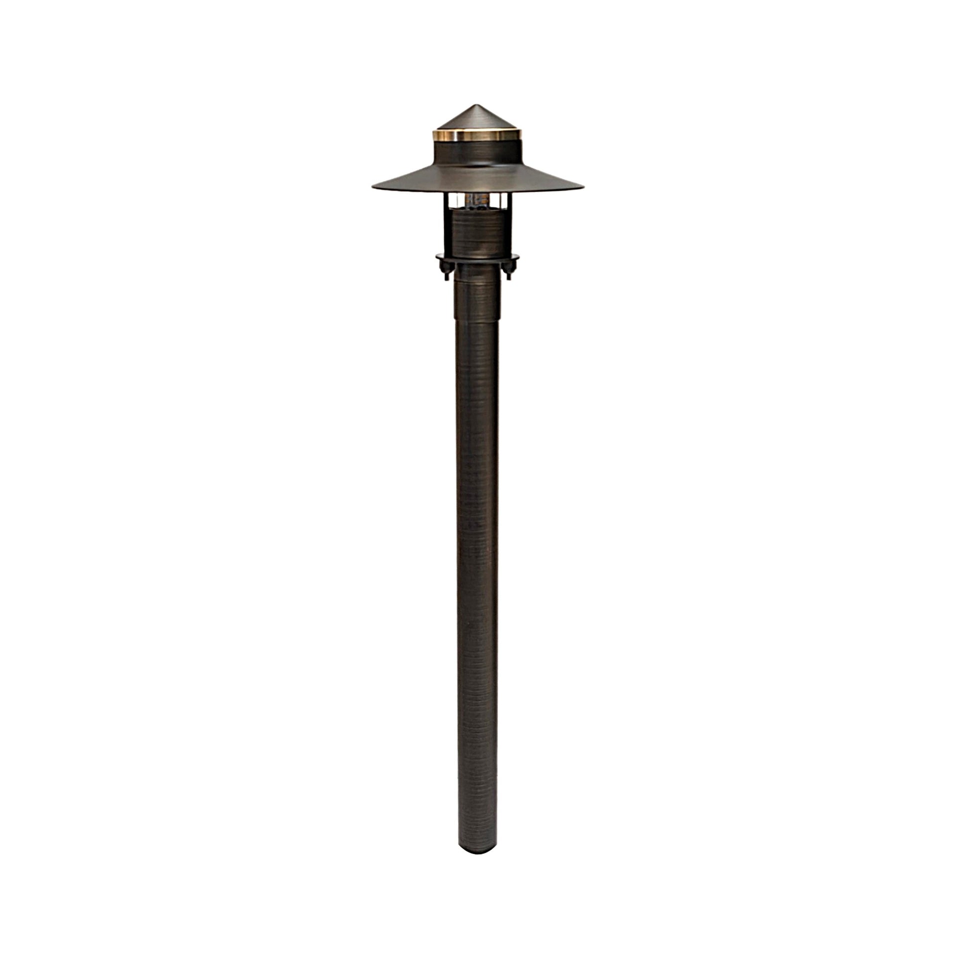 Sable Cast Brass Adjustable Path Light Outdoor Landscape Lighting by Lumiere Lighting