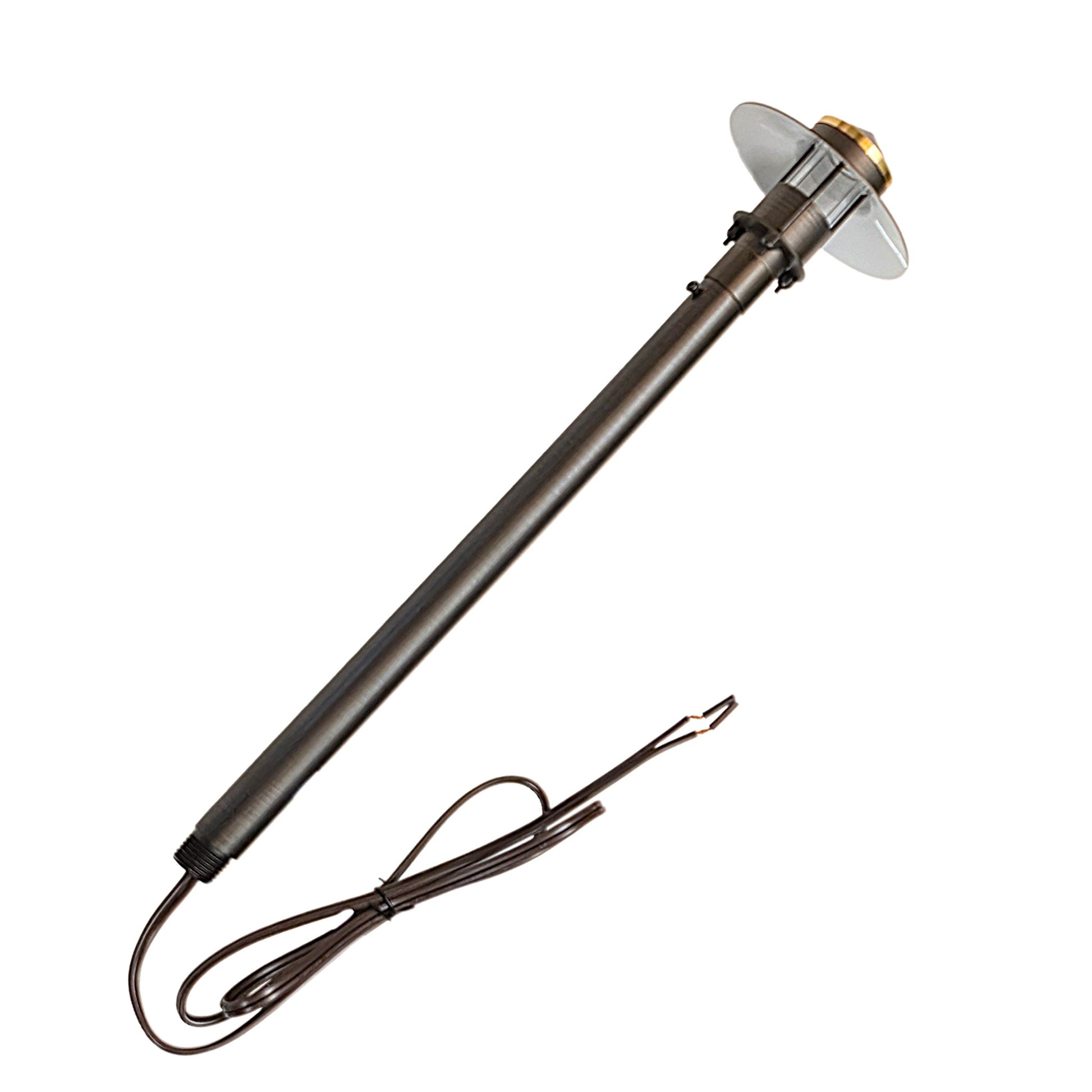 Sable Cast Brass Adjustable Path Light Outdoor Landscape Lighting by Lumiere Lighting