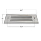 Louvered Face Plate Cover Brass Kit