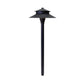 Spectra Solid Brass  Two Tiered Pathway Light (Black/Antique Bronze)