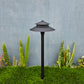 Spectra Solid Brass  Two Tiered Pathway Light (Black/Antique Bronze)