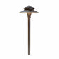 Spectra Solid Brass Two Tiered Path Light Outdoor Landscape Lighting by Lumiere Lighting