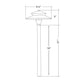 4 Pack Spectra Solid Brass Low Voltage Pathway Lights by Lumiere Lighting