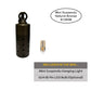 Petite Suspendu Cast Brass Pedant-Hanging Light by Lumiere Lighting