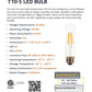 T10 120V Low Voltage E26 Medium Base LED Bulb Dimmable 2700K Soft Warm White