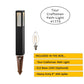 Tour Solid Brass Bollard Craftsman Pathway Light 120V