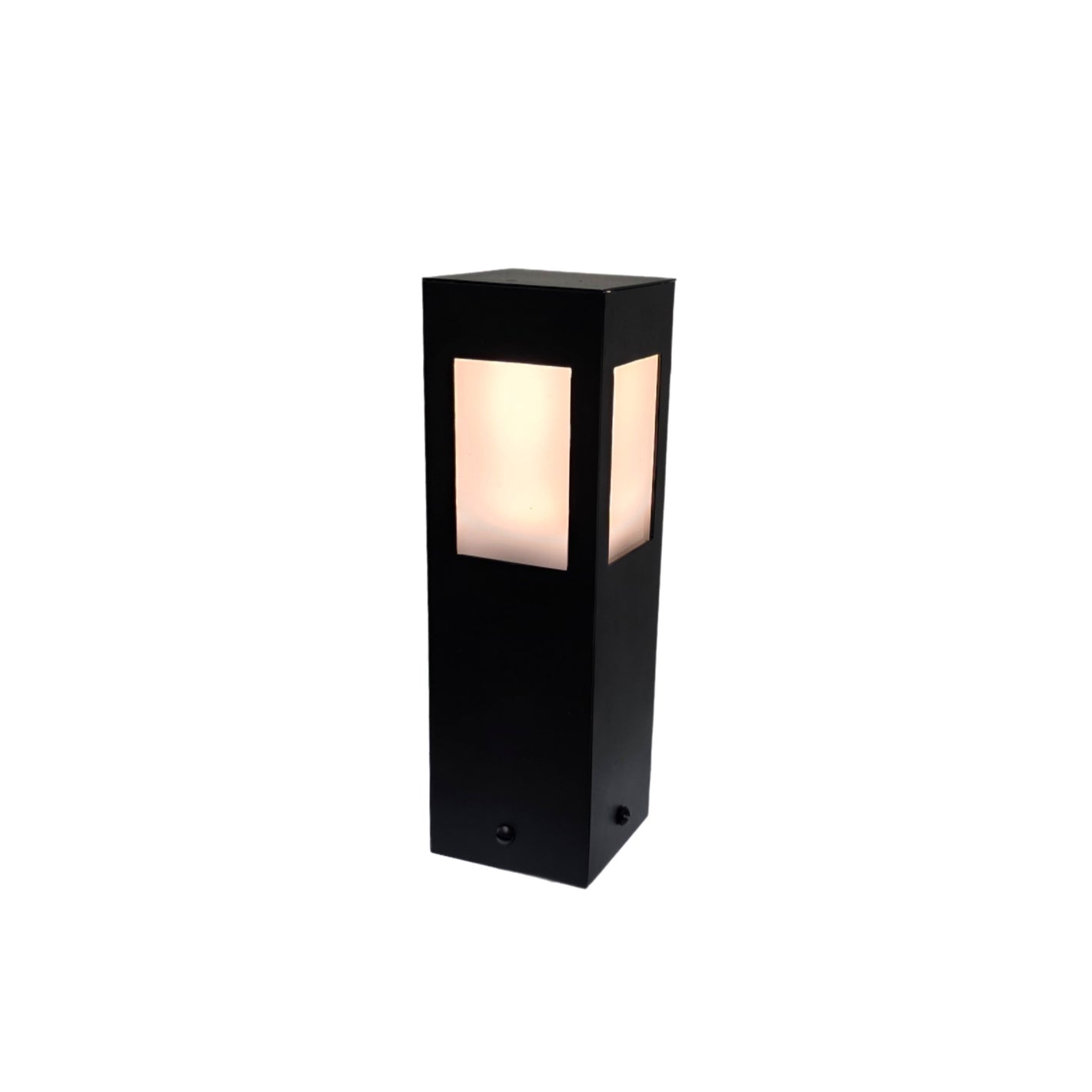 Petite Tour Solid Brass Craftsman Bollard Pathway Light