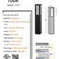 Tour Solid Brass Bollard Craftsman Pathway Light 120V
