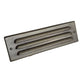 Trois Cast Brass Step & Deck Light Natural Bronze | Surface Flush Mount