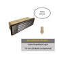 Valet Solid Brass Step & Deck Light Natural Bronze