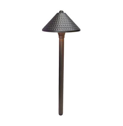 Versaille Solid Brass Hammered Path Light Outdoor Landscape Lighting