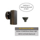 Votive Cast Brass Down Light Natural Bronze by Lumiere Lighting