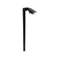 Zone Solid Brass Directional Path Light on a black post with an adjustable head for focused outdoor lighting.