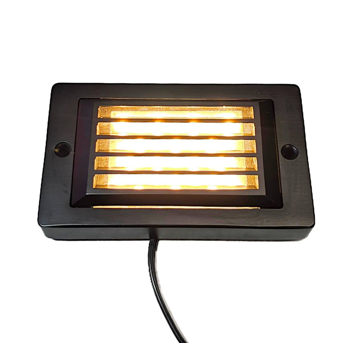 Fente Cast Brass Step & Deck Light Natural Bronze | Surface Flush Mount by Lumiere Lighting