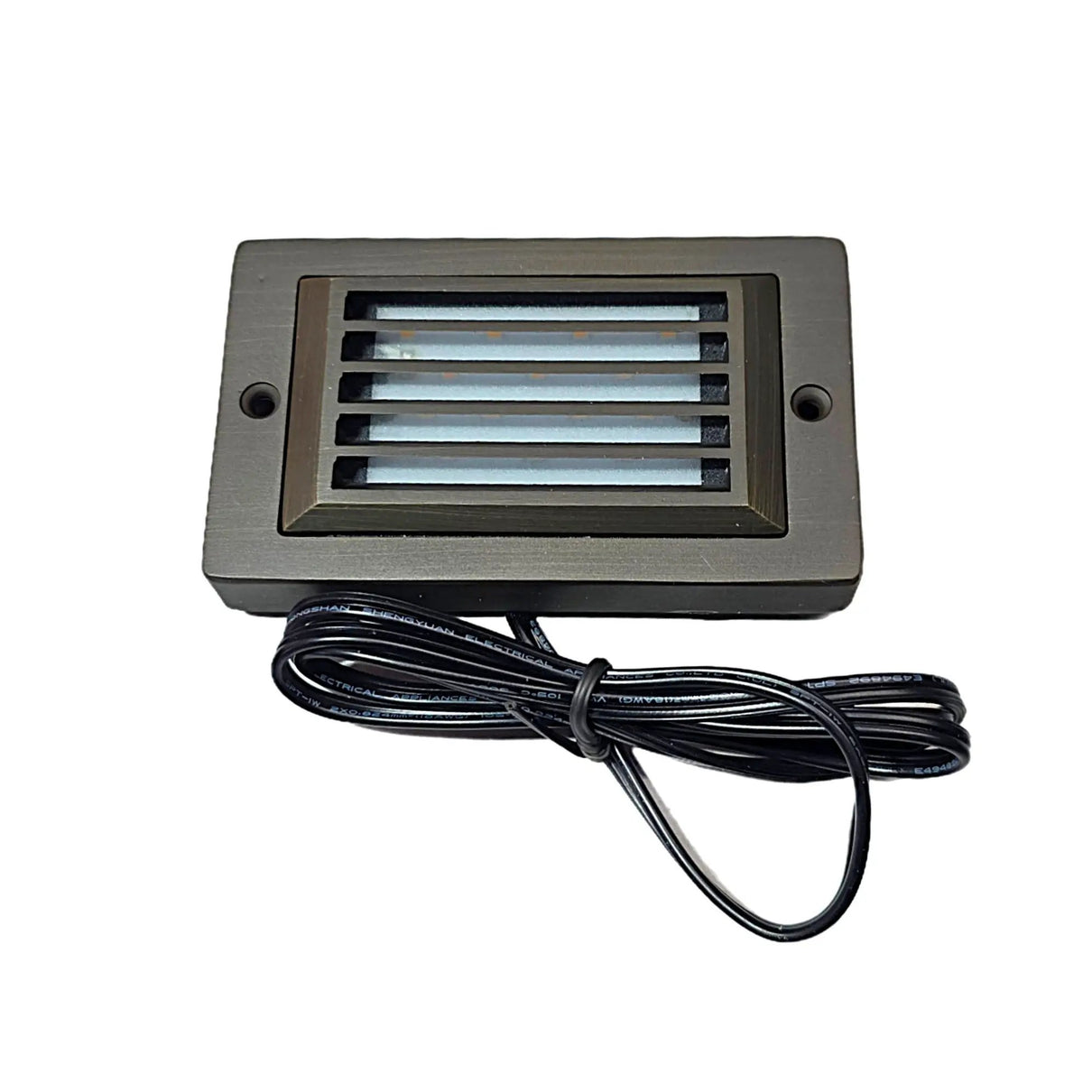 Fente Cast Brass Step & Deck Light Natural Bronze | Surface Flush Mount by Lumiere Lighting