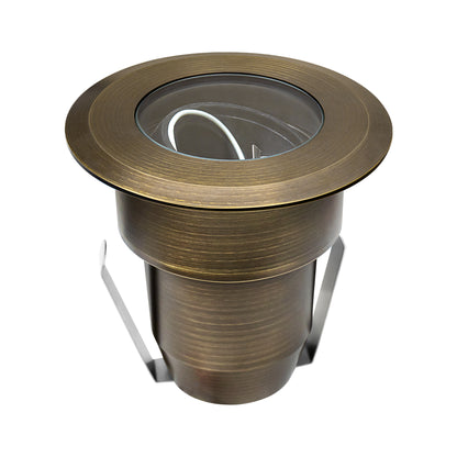 Palomer HD Cast Brass Flat Cover Ajustable In-ground Well Light