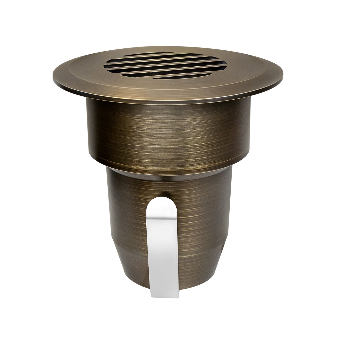 LaTerrace HD Cast Brass Louvered Cover Adjustable In-ground Well Light
