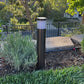 Brilia Cast Brass Bollard Contemporary Pathway Natural Bronze