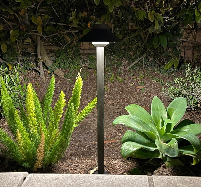 COLOER Die-cast Brass Landscape Spotlights,10 Pack Spot Lights Outdoor with  MR16 LED Bulb Kit Ground Stake Included,12V AC/DC Low Voltage Outdoor