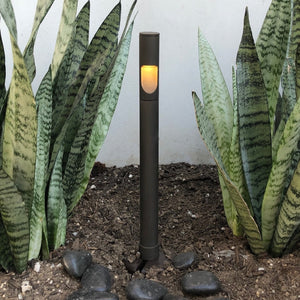 Baton Cast Solid Brass Path Light Landscape Lighting - Lumiere Lighting