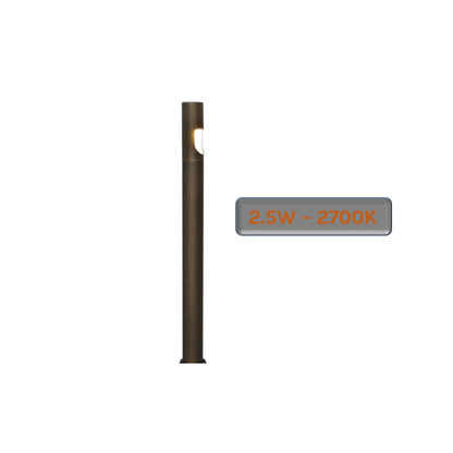 Baton Cast Solid Brass Path Light Landscape Lighting - Lumiere Lighting