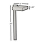Carre Contemporary Solid Brass Outdoor Path & Area Light - Lumiere Lighting