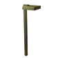 Carre Contemporary Solid Brass Outdoor Path & Area Light - Lumiere Lighting