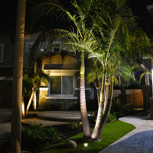 LaTerrace Cast Brass In-ground Well Light Outdoor Landscape Lighting - Lumiere Lighting