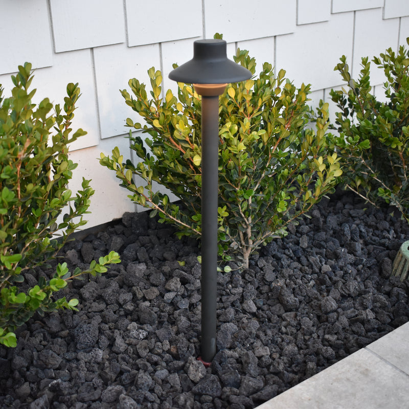 Calypso Solid Cast Brass Path & Area Light - Landscape Lighting - Lumiere Lighting