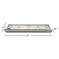 Mirabeau 12" Aluminum + SS Hardscape Step/Deck & Retaining Wall Light