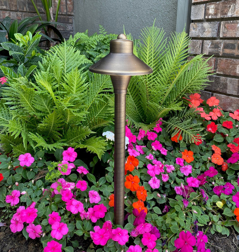 COMBO KIT IV- Solid Cast Brass Outdoor Landscape Pathway & Spot Lighting - Lumiere Lighting