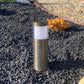 Petite Brilia Cast Brass Bollard Contemporary Pathway Natural Bronze