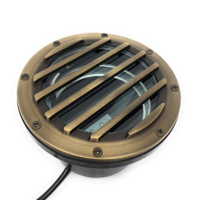 Lavage Solid Cast Brass In-ground Light - Outdoor Landscape Lighting - Lumiere Lighting