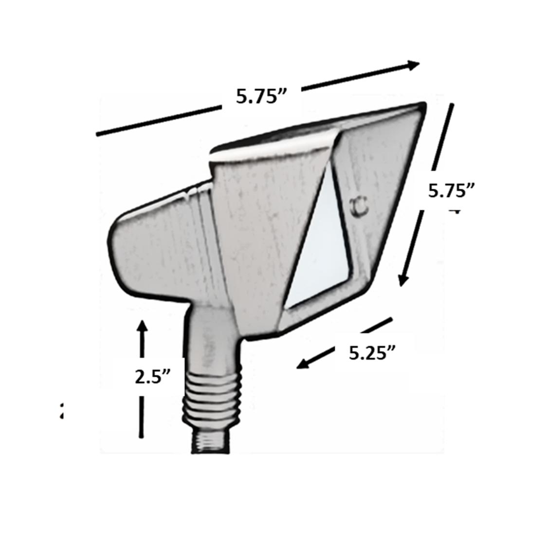 LaGarde Solid Cast Brass Flood Light | Low Voltage Landscape Lighting - Lumiere Lighting