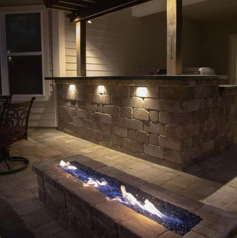 Mirabeau Low Voltage Brass & Stainless Steel LED Solid Hardscape & Deck Light