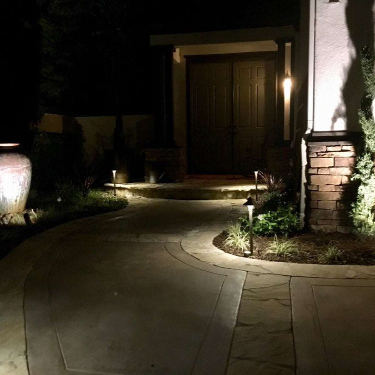 Abajour Solid Brass Path & Area Light - Low Voltage Landscape Lighting - Lumiere Lighting