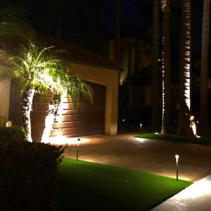 Capuchon Cast Brass Path Light Outdoor Landscape Lighting by Lumiere Lighting