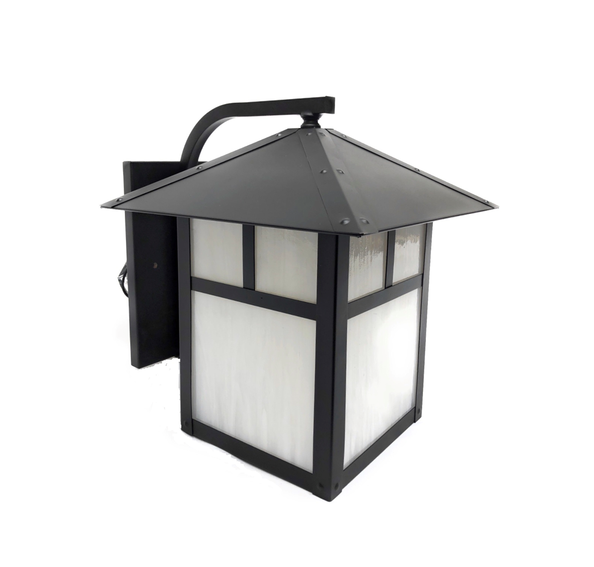 Martinique-Brique Solid Brass Craftsman Wall Lantern Outdoor Lighting - Lumiere Lighting