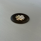 Luffa Louvered Solid Cast Brass Mini In-ground / Deck / Recessed Light