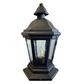 Normandie Solid Brass Craftsman Column Mount Pilaster Lantern Light