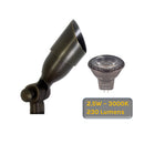 Poisson Solid Cast Brass Directional Mini Spot Light Natural Bronze