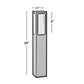 Tour Solid Brass Craftsman Bollard Pathway Light - Lumiere Lighting