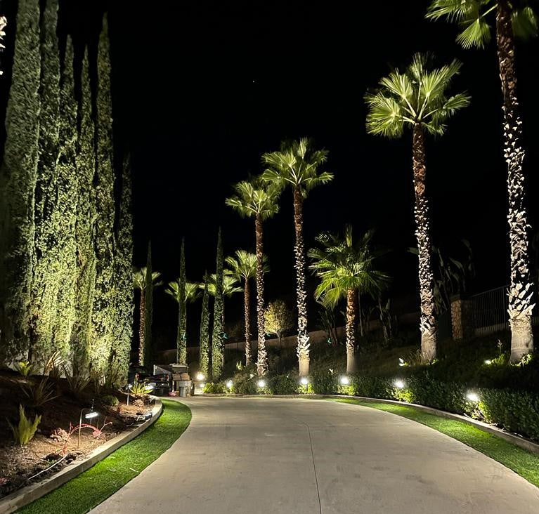 8 Pack Elysee Solid Brass Spot Light Outdoor Landscape Lighting - Lumiere Lighting